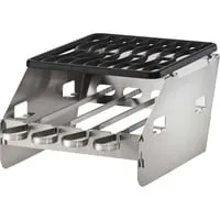 Windschild für SIZZLE ZONE, klein - 5-teiliges Windschild aus Edelstahl, perfekt für Napoleon Grills mit kleiner Sizzle Zone, schützt vor Wind und sorgt für optimales Grillvergnügen.