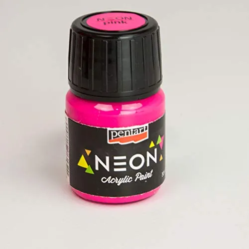 deko Acryl Farbe Neon 30ml pink 16478
