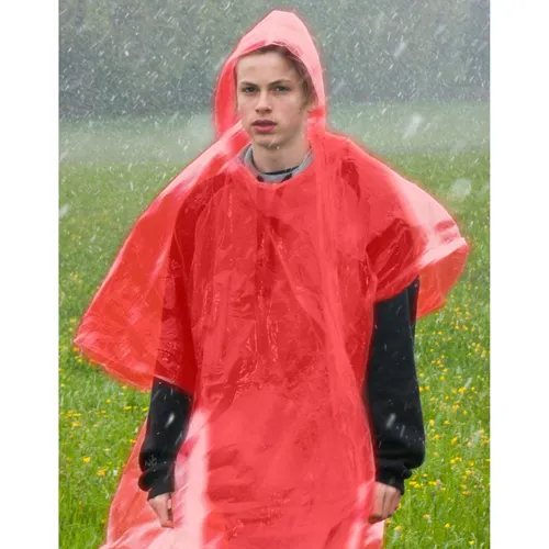 Origin Outdoors Festival / Notfall Poncho, rot