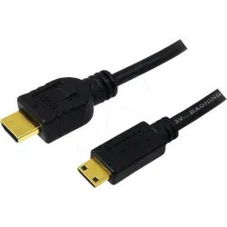 LOGILINK CH0022 - HDMI Mini-C Stk. > HDMI A Stk., 4K@30 Hz, 1,5 m