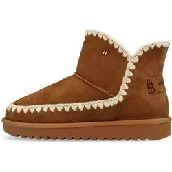 Wrangler Winterboots "Elsa" in Hellbraun - Größe 40 - Robuste Winterboots mit verstärkter Kappe und rutschhemmender Sohle, ideal für kalte Tage. Der Kunstfell-Besatz sorgt für zusätzlichen Komfort und Stil.