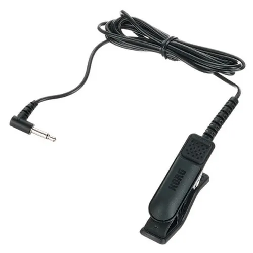Korg CM-400 Black - Clip-Kontaktmikrofon - Stimmgeräte, präzise Stimmgenauigkeit durch direkte Schwingungsübertragung, ideal für Musiker, die Wert auf zuverlässige Stimmung legen.