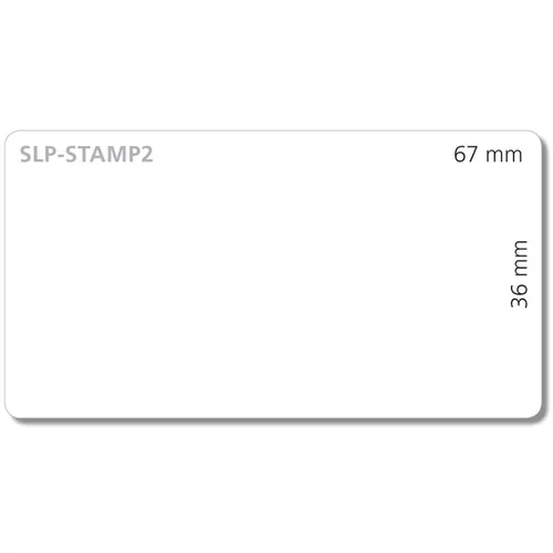 Seiko SLP-STAMP2 Etiketten 36x67 mm - Endlos-Etiketten, weiß, für Smart Label Printer, ideal für professionelle und präzise Beschriftungen mit 620 Etiketten pro Packung.