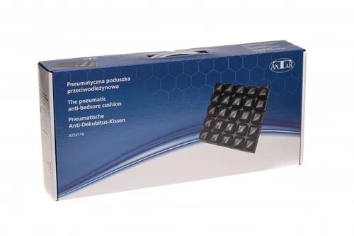 Pneumatisches Antidekubituskissen 38x40x4,5 cm - Medizinisches Kissen zur Druckentlastung, ideal für Rollstuhlfahrer und Patienten mit Druckstellen. Weich und anpassungsfähig für maximalen Komfort und Wundschutz.