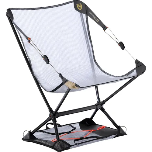 Nemo Moonlite Elite Reclining Camp Chair Faltstuhl, Schwarz - Genießen Sie höchsten Komfort auf Ihren Abenteuern mit dem leichten Moonlite Elite Liegestuhl. Ideal für Rucksacktouren, bietet er eine verstellbare Rückenlehne und lässt sich kompakt verstauen.