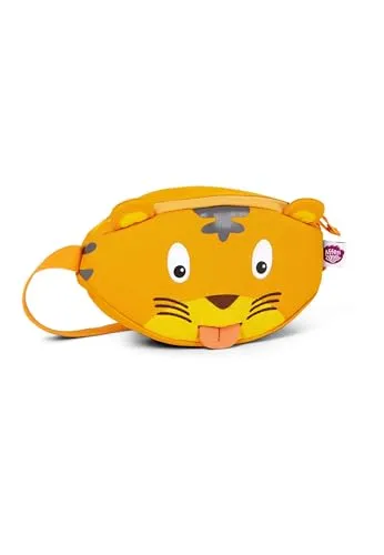 Affenzahn Hipbag Bauchtasche für Kinder - Tiger, 22 cm - Gürteltasche mit einzigartiger Ziehzunge für individuelle Gestaltung, wasser- und schmutzabweisend, ideal für Abenteuer und Spiel.