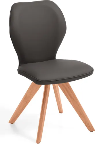 Niehoff Sitzmöbel Colorado Trend-Line Design-Stuhl - 180° drehbar aus Kernbuche - Esszimmerstühle mit zeitloser Eleganz und 180° Drehbarkeit für maximale Flexibilität, ideal für Arbeiten und Entspannen.