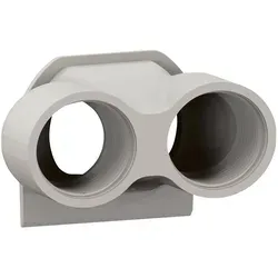 Legrand 069650L Plexo New 2-fach Kabeleinführung PG 16, grau