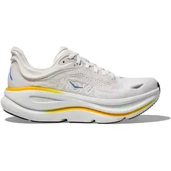 Hoka Damen Bondi 9 weiß 40.0 - Laufschuhe mit maximalem Laufkomfort, überarbeiteter Dämpfung und stabiler Zehenbox für angenehmes Tragen bei langen Distanzen.