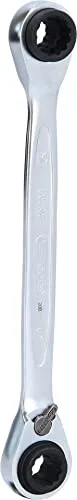 KS Tools 503.4541 4 in 1 GEARplus Doppel-Ratschenringschlüssel, umschaltbar, 8x9x10x11mm
