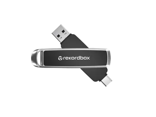 DJ USB Flash Drive 512 GB - USB-Stick mit 512 GB Speicher, vielseitig einsetzbar mit USB-A und USB-C Anschlüssen für maximale Kompatibilität.