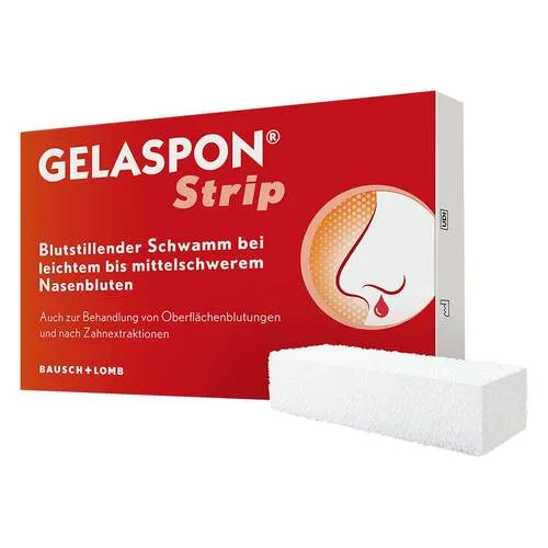 GELASPON Strip Blutstillender Schwamm Streifen 4 St