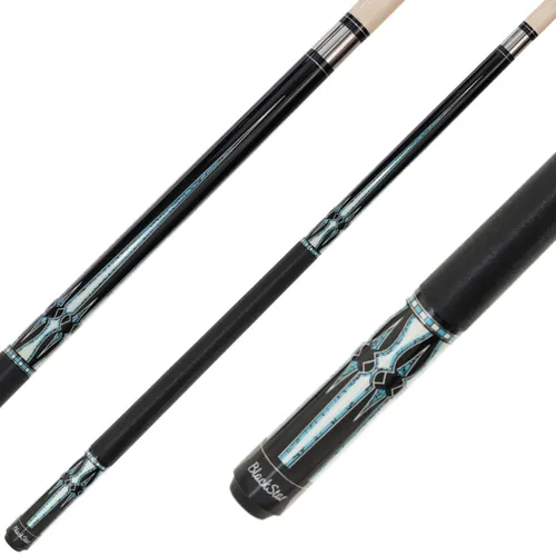 Winsport Billard-Queue Black King Fiberglas 147cm - Queues für Pool-Billard, aus robustem Fiberglas und ideal für fortgeschrittene Spieler, bietet optimale Kontrolle und Präzision.