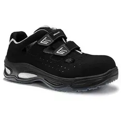 Sicherheitssandale ETHAN Easy ESD S1 SRC - Größe 47 - schwarz - Arbeits- & Schutzkleidung: Metallfrei und ESD-gerecht, ideal für Herren in der universellen Branche, mit rutschhemmender und dämpfungsaktiver Laufsohle für optimalen Komfort.