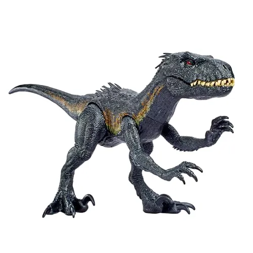 Mattel JURASSIC WORLD Riesendino Indoraptor - 90 cm Spielspaß - Dinosaurier & prähistorische Kreaturen für Kinder, über 90 cm lang und verschlingt bis zu 20 Minifiguren für aufregende Abenteuer!