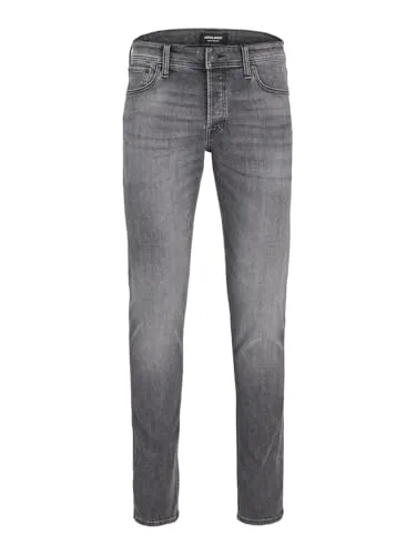 Jack & Jones Slim-fit-Jeans JJIGLENN JJORIGINAL schwarz 30 - Modische Slim-fit-Jeans aus elastischem Denim für optimalen Tragekomfort, ideal für lässige Outfits. Perfekt für jeden Anlass!