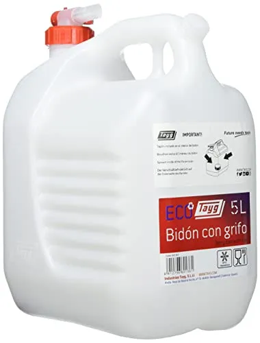 Tayg Kanister mit Wasserhahn 5L, weiß