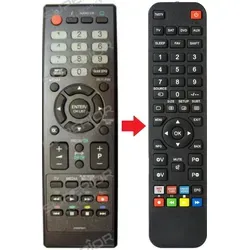 Ersatz Fernbedienung für Orion TV 076R0TR011