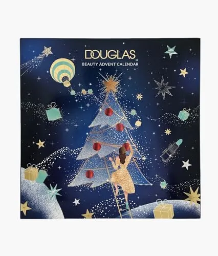 Douglas Adventskalender 2024 - Christmas Beauty Pflege & Make-up - Make-up Sets mit 24 limitierten Pflege- und Make-up-Highlights für Frauen und Mädchen, ideal für die Vorweihnachtszeit.