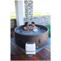 MSpa PureHaven aufblasbarer Whirlpool für 6 Personen - Whirlpool, selbstreinigend mit Massagedüsen und PTC-Heizung für entspannende Momente. Elegantes Design und langlebige Verarbeitung machen ihn zum perfekten Wellness-Highlight.
