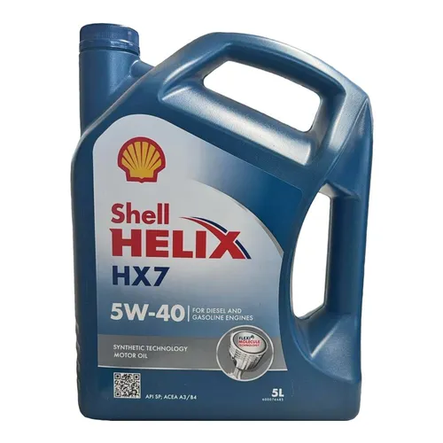 Shell Helix HX7 5W-40 Motoröl 5 Liter - Hochleistungs-Motoröl mit Active Cleansing Technology, schützt vor Ablagerungen und verlängert die Lebensdauer des Motors. Ideal für Benzin-, Diesel- und Gasmotoren.