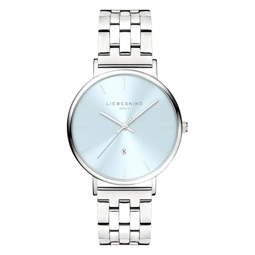Liebeskind Berlin Armbanduhr LT-0441-MQ Silber - Elegante Quarz-Damenuhr von LIEBESKIND BERLIN mit hochwertigem Edelstahlgehäuse und -band. Ideal für jeden Anlass, verleiht sie deinem Outfit das gewisse Etwas.