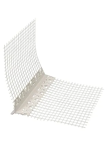 Stab Tropfkantenprofil 200 cm - Ideal für Fassaden - Wandleisten, weißes Tropfkantenprofil aus PVC mit 10 x 10 mm Schenkelmaß, sorgt für effektiven Wasserabfluss und schützt deine Fassade.