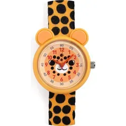 DJECO Quarzuhr für Kinder – Elegantes Design zum Uhr-Lesen-Lernen - Elegante Quarzuhr mit zwei Zifferblättern für einfaches Ablesen der Uhrzeit. Geräuschloses japanisches Uhrwerk und stoßfestes, wasserdichtes Gehäuse. Ideal für den täglichen Einsatz und zum spielerischen Lernen.