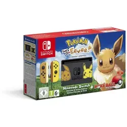 Nintendo Switch Konsole - Pokémon: Let’s Go, Evoli! Bundle Limited Edition - Konsolen mit 6,2 Zoll Full HD Bildschirm, inkl. 2 Joy-Con Controllern und umfangreichem Zubehör für ein aufregendes Spielerlebnis.