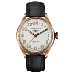 Sturmanskie Herren Uhr 2431/6829342 - Schwarz/Rose - Elegante Armbanduhr mit automatischem Uhrwerk, 30m Wasserbeständigkeit und robustem Edelstahlgehäuse. Ideal für modebewusste Herren.