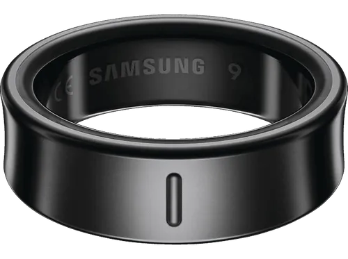 Samsung Galaxy Ring Größe 7 - Titan Schwarz - Smart Ring aus hochwertigem Titan, leicht und stilvoll, ideal für Fitness-Tracking und Benachrichtigungen.