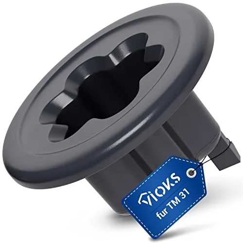 VIOKS Motor Kupplung Ø46mm Ersatz für Vorwerk Kupplung für Küchenmaschine Thermomix TM31 & Vorwerk Thermomix Zubehör, TM 31 Ersatzteile