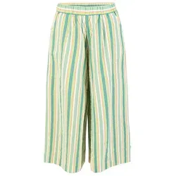Blutsgeschwister Style Traveller Damen Culotte awing stripes S - Damen Culotte aus leichtem Seersucker-Material, kühlend und pflegeleicht. Ideal für heiße Sommertage mit lässigem Oversize-Schnitt und praktischen Taschen.