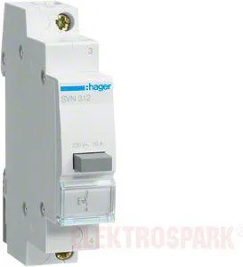 HAGER Druckschalter 16A 1 Schließer 230V AC 1PLE