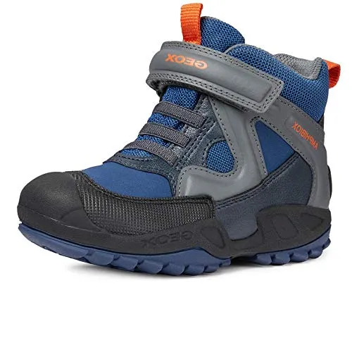 Geox J NEW SAVAGE BOY B ABX Winterstiefel - Wanderschuhe für Kinder, atmungsaktiv und wasserabweisend mit Warmfutter für warme Füße bei kaltem Wetter.