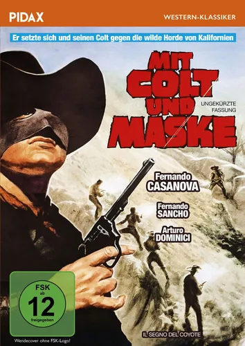 MIT COLT UND MASKE Il Segno del coyote FERNANDO VASANOVA 1964 DVD NEU