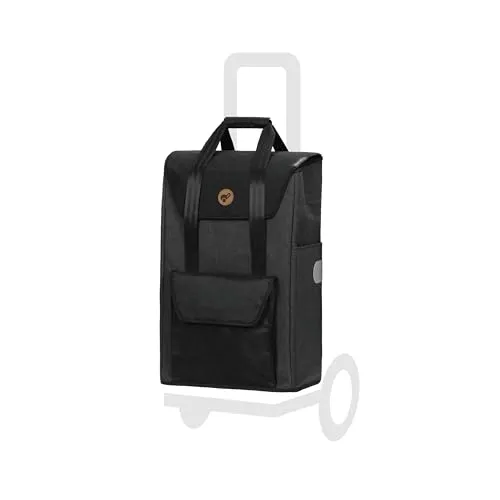 Andersen Einkaufstrolley Shopper Tasche Senta 2.0 - Schwarz - Einkaufstrolleys, stylischer und robuster Einkaufstrolley mit ausreichend Platz für Ihre Einkäufe und einem modernen Design.