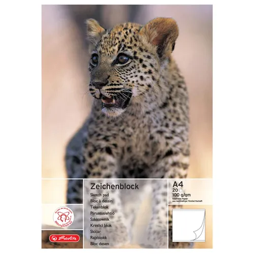 Zeichenblock A4 20 Blatt von Herlitz