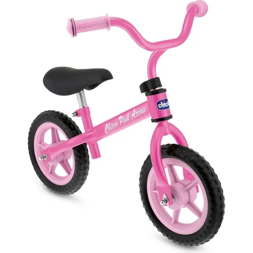 Chicco Pink Arrow Laufrad für Kinder 2-5 Jahre - Kinderfahrzeuge mit höhenverstellbarem Sattel und Lenker, fördert Gleichgewicht und Selbstbewusstsein für Kinder von 2 bis 5 Jahren.