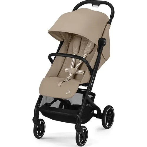 Cybex Urban Buggy Beezy beige|braun - Kompakter Sportbuggy in elegantem Design, ideal für urbane Abenteuer. Ab Geburt geeignet, mit sicherem Rückhaltesystem und einfacher Handhabung für Eltern.