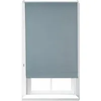 Relaxdays Verdunkelungsrollo Aluminium Stoff Grau Blickdicht Thermo 70 cm x 160 cm