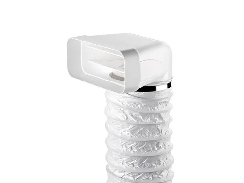 Naber COMPAIR flow 150 F-URX Umlenkstück 90° - Dunstabzugshauben-Zubehör, Umlenkstück 90° mit Luftleitkörper und Flexschlauch für optimale Luftführung und einfache Installation.
