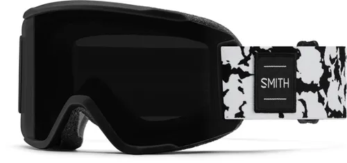 Smith Squad S Skibrille - Schwarz Marmor mit Chromapop Technologie - Herren & Unisex Skibrillen, langlebig und flexibel, ideal für jedes Wetter, garantiert klaren Blick und optimalen Schutz auf der Piste.