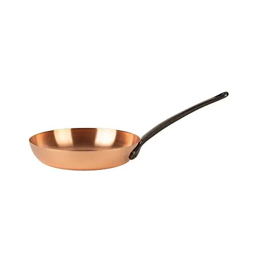 Cuisine Romefort Kupferpfanne Ø 24cm – Dickwandig & Induktionsgeeignet - Pfanne aus reinem Kupfer mit 1,7mm Stärke für gleichmäßige Wärmeverteilung und kontrolliertes Kochen. Ideal für alle Herdarten, einschließlich Induktion. Spürbare Qualität für perfekten Bratgenuss!