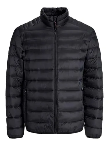 Steppjacke JACK & JONES "JJEBRADLEY LIGHT PUFFER COLLAR NOOS" - Funktionsjacken, stylish und leicht, ideal für kühle Tage mit praktischen Eingrifftaschen und modischem Markenlabel.