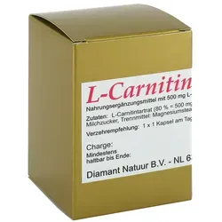 L-carnitin 1x1 pro Tag Kapseln - Arzneimittel zur Unterstützung der Fettverbrennung, ideal für aktive Lebensstile und Fitness-Enthusiasten.