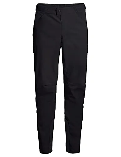 VAUDE Herren Mens Qimsa Softshell Pants II - Radhose für aktive Männer - Klimaneutral und umweltfreundlich, winddicht mit Knievorformung und abriebfesten Besätzen, ideal für Radtouren und Outdoor-Aktivitäten.