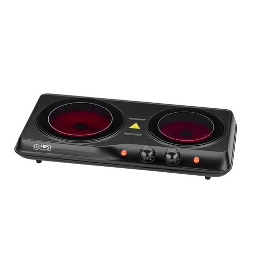 Infrarot Doppelkochplatte 2000W Tragbar - TZS B-Ware - Kochfelder mit stufenloser Temperaturregelung und Überhitzungsschutz, ideal für flexibles Kochen unterwegs oder in der kleinen Küche.