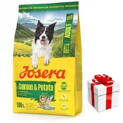 JOSERA Adult Lachs & Kartoffel – Premium Trockenfutter für Hunde - Getreidefreies Trockenfutter mit 100% Lachs als einzige Eiweißquelle. Ideal für empfindliche und ausgewachsene Hunde, auch für Senioren geeignet. Hochwertige Zutaten für ein gutes Wohlbefinden.