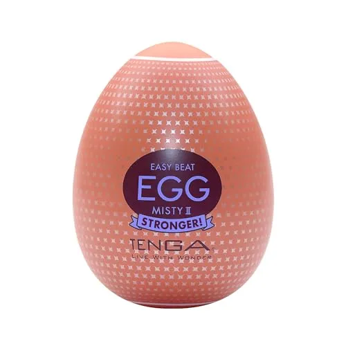 TENGA EGG Hard Misty II Masturbator für Männer - Masturbationshilfe in diskreter Verpackung - Einwegprodukt - 1 Ei (1er Pack)